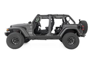 Jeep Wrangler Unlimited Trail Cladding - Rear Corners - Rough Country - '18-'25